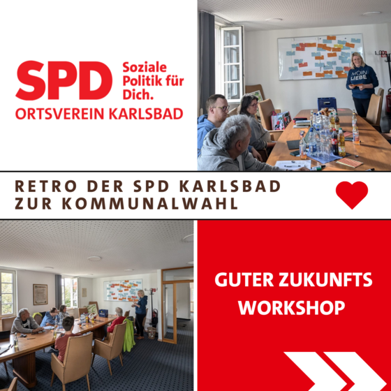 Retrospektiver der SPD Karlsbad mit einigen Teilnehmenden