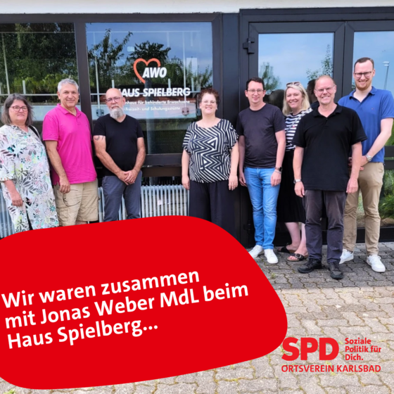 SPD Karlsbad bei der AWO Spielberg